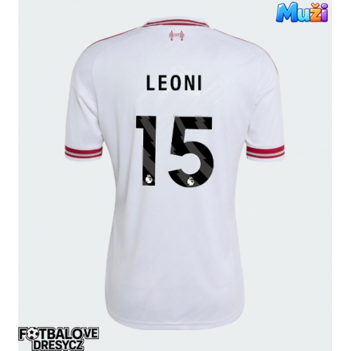 Liverpool Giovanni Leoni #15 Venkovní Dres 2026-27 Krátký Rukáv Liverpool Giovanni Leoni #15 Venkovní Dres 2026-27 Krátký Rukáv